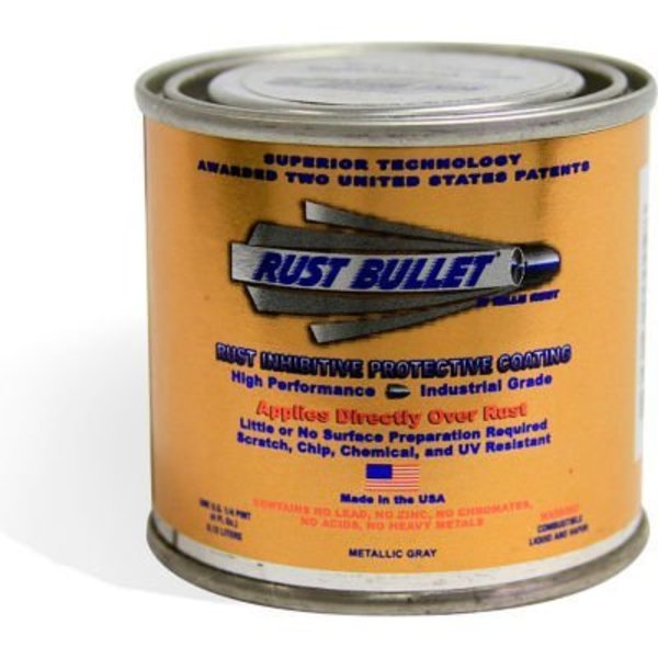 Rust Bullet Llc Rust Bullet Industrial Formula Rust Inhibitive Coating 1/4 Pint Can 24/Case RB09-C24